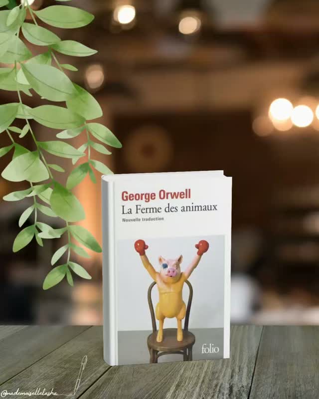 📚 La Ferme des animaux &mdash; George OrwellJe ne suis g&eacute;n&eacute;ralement pas du tout attir&eacute;e par les histoires mettant en sc&egrave;ne des animaux anthropomorphes. C'est m&ecirc;me un genre que j'ai plut&ocirc;t tendance &agrave; &eacute;viter. Mais pourtant, je me suis laiss&eacute;e tenter par La Ferme des animaux, non seulement &agrave; cause du r&eacute;sum&eacute; qui m'intriguait mais aussi des tr&egrave;s bonnes critiques dont le livre fait l'objet.
Et franchement, je ne regrette pas !Le roman est tellement int&eacute;ressant que tr&egrave;s vite, j'ai compl&egrave;tement oubli&eacute; que je lisais l'histoire de cochons, de chevaux et d'oies. Je me suis surtout retrouv&eacute;e plong&eacute;e dans une histoire de pouvoir, de manipulation, de propagande et de luttes sociales.
Ce qui m'a le plus marqu&eacute;e, c'est &agrave; quel point ce roman, publi&eacute; en 1945, reste actuel. Orwell montre comment une r&eacute;volution peut &ecirc;tre d&eacute;tourn&eacute;e, comment la propagande peut modifier notre perception de la r&eacute;alit&eacute; et comment une population peut progressivement accepter des choses qu'elle aurait pourtant refus&eacute;es au d&eacute;part.C'&eacute;tait une tr&egrave;s belle d&eacute;couverte pour moi, et je comprends tout &agrave; fait pourquoi c'est un classique.
Je recommande vivement!
.
.
Et vous, avez-vous lu La Ferme des animaux ? 🐷.
.
#lafermedesanimaux #animalfarm #georgeorwell #avislecture #luttessociales