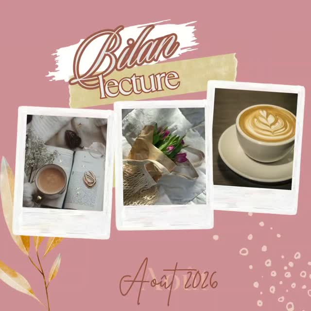 Voici enfin mon bilan de lecture du mois d'ao&ucirc;t:
5 belles d&eacute;couvertes et, malheureusement, un DNF, ce qui est assez rare chez moi.Et vous, comment s'est pass&eacute; votre mois d'ao&ucirc;t?
.
.
.
#bilanlecture #bilanaout #avislecture #bookstagramfr #livres
