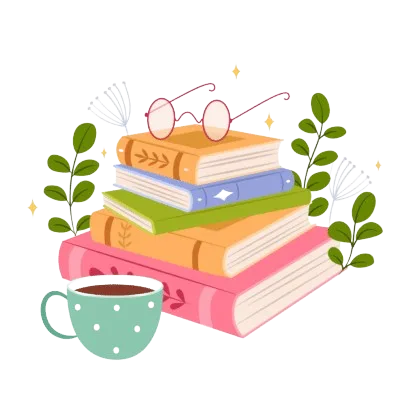 books and coffee cup removebg